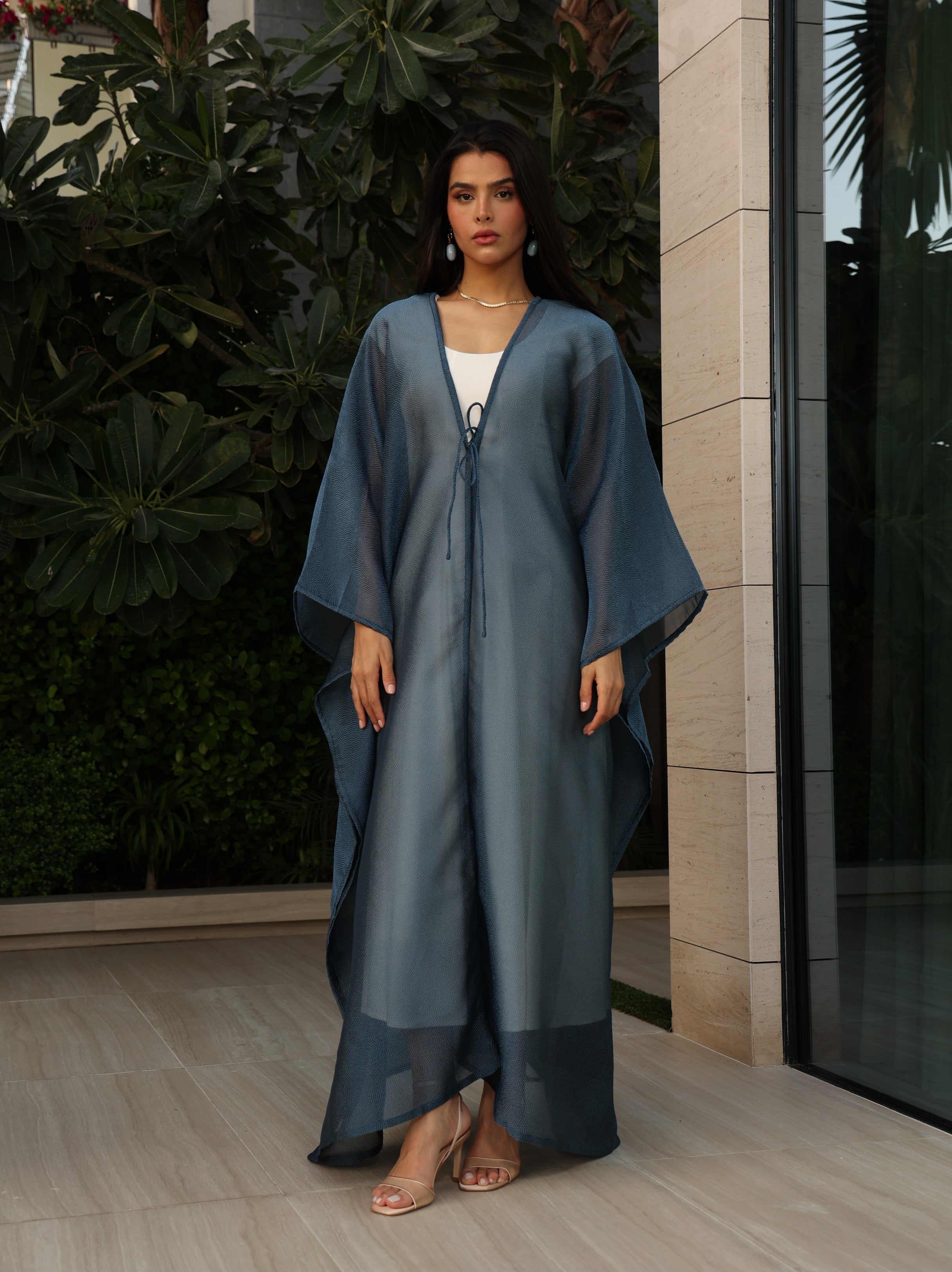 Mirage-Dusty Blue Organza