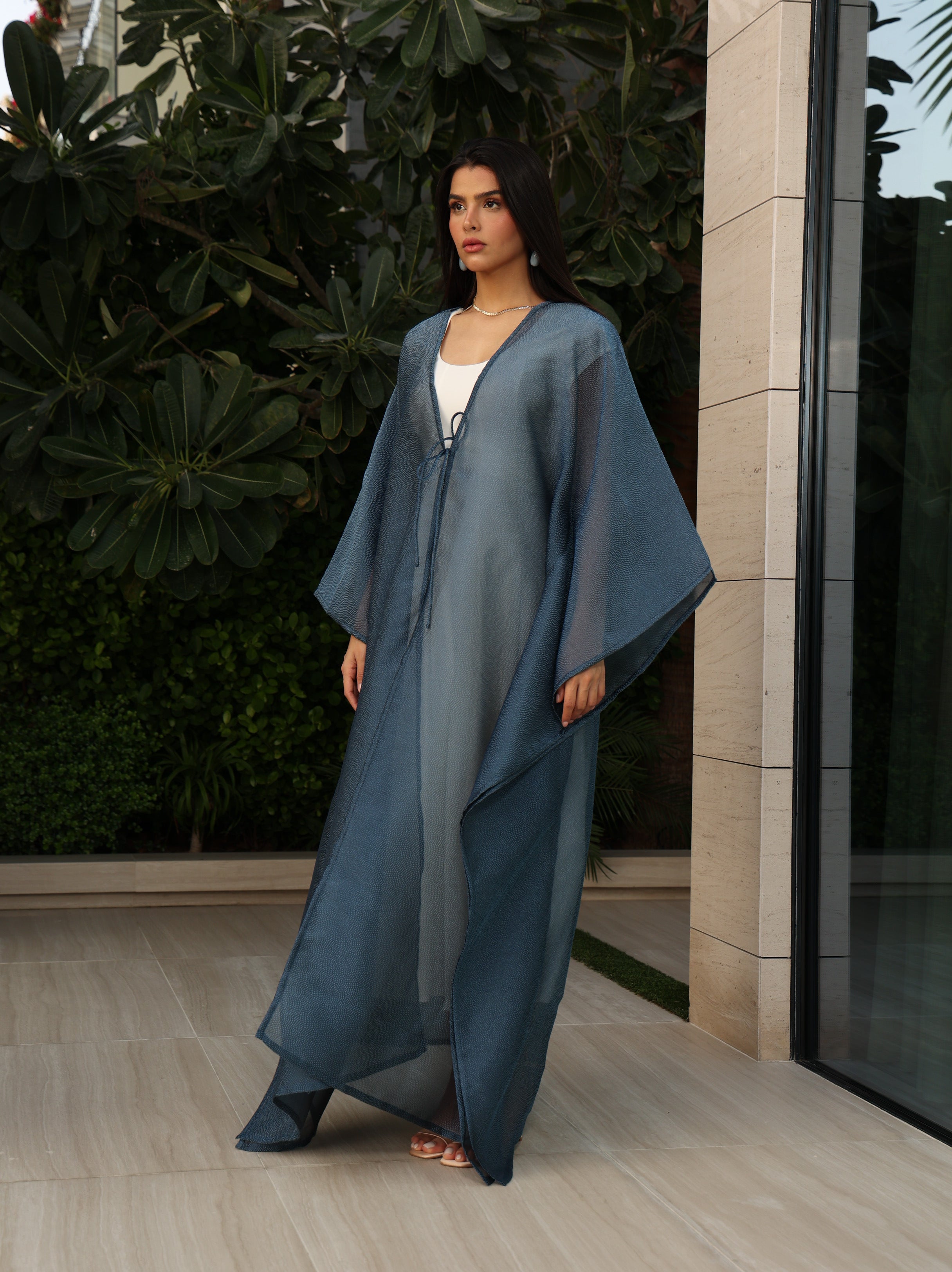 Mirage-Dusty Blue Organza