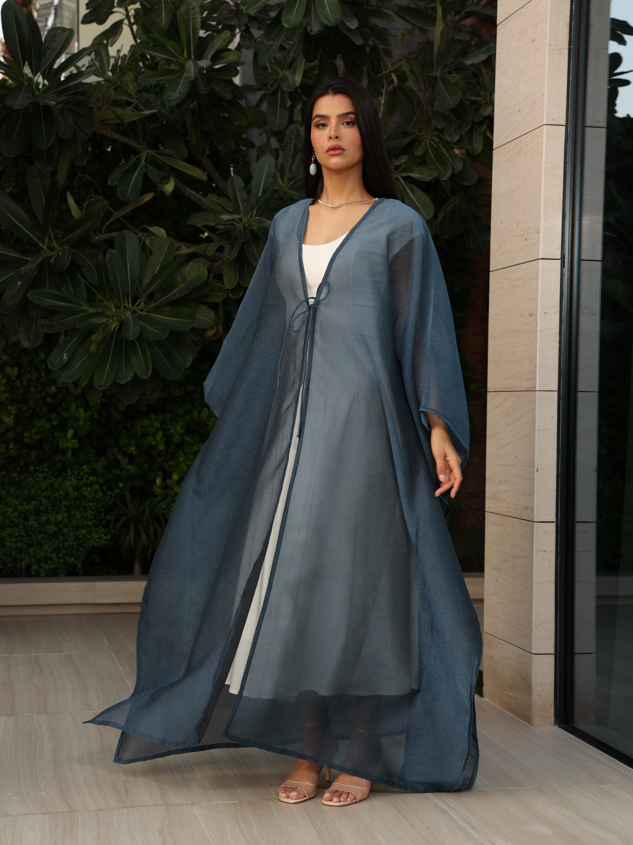Mirage-Dusty Blue Organza