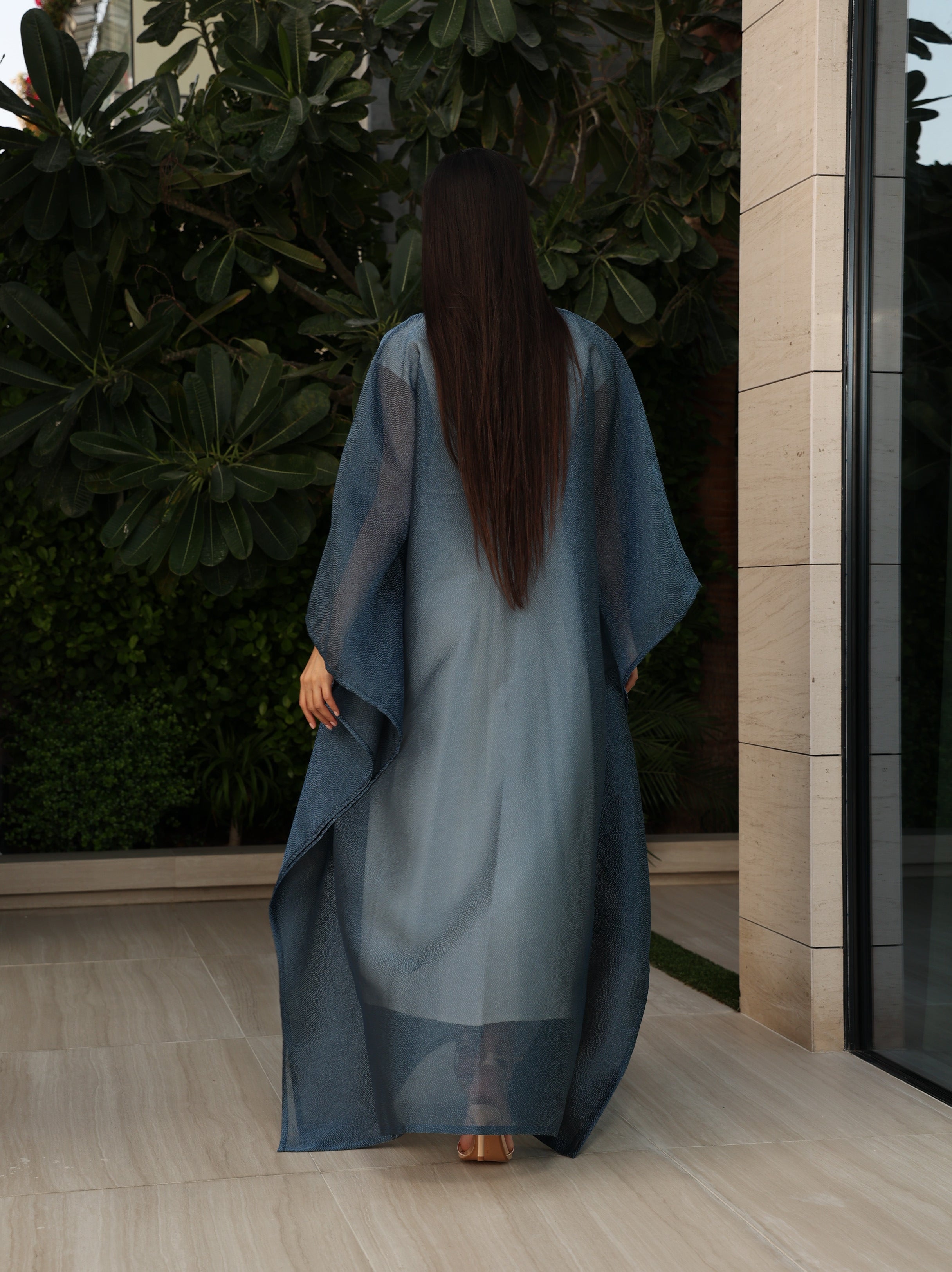Mirage-Dusty Blue Organza