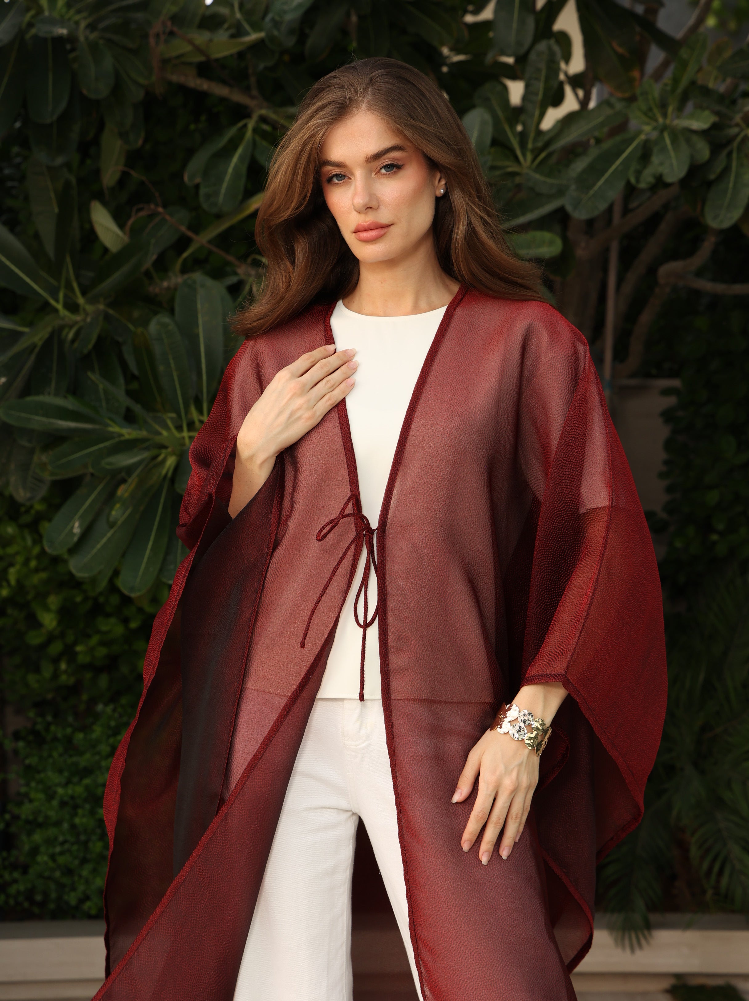 Mirage – Pomegranate Organza