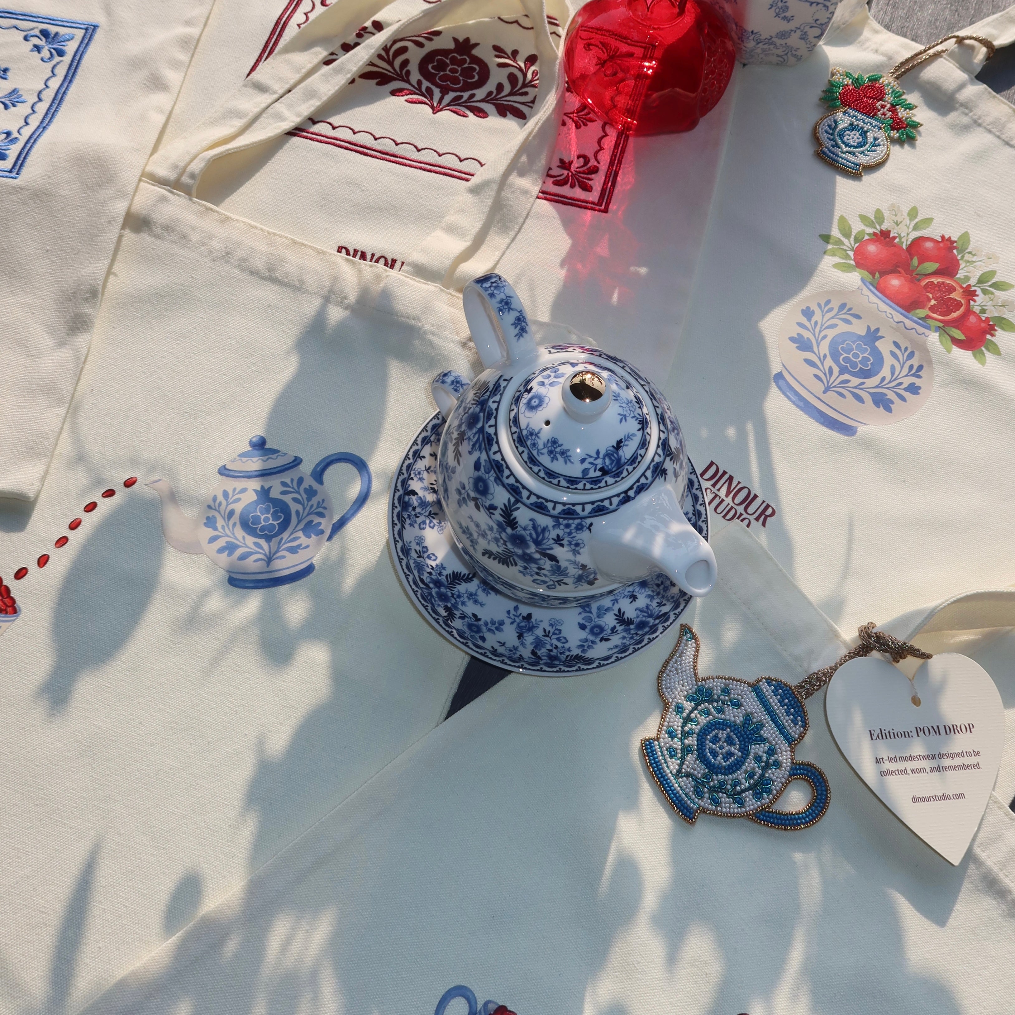 Pom Tea Pot- Bag Charm